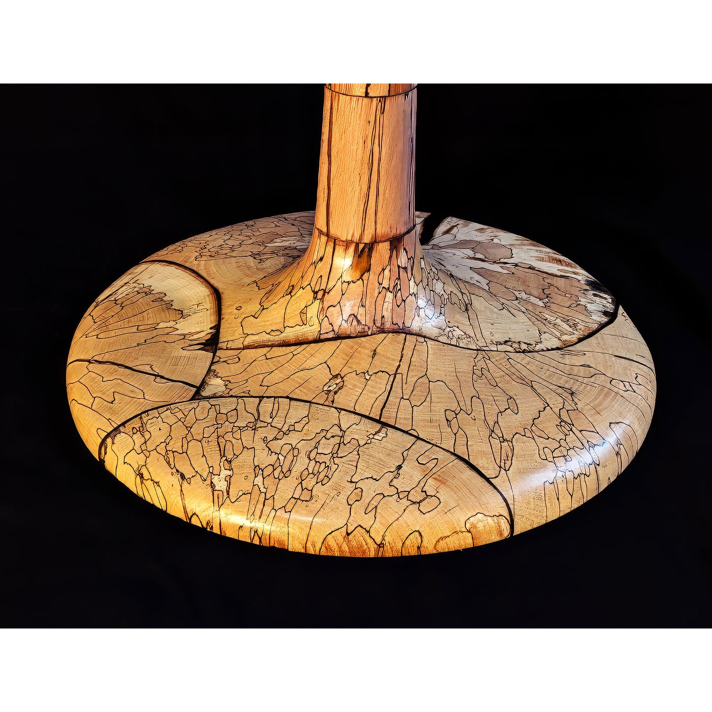 Spalted beech side table