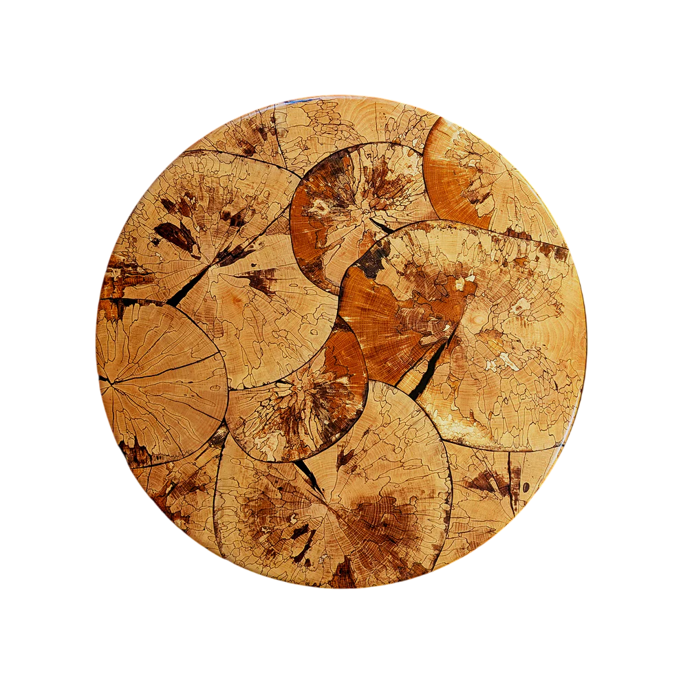 Spalted beech side table