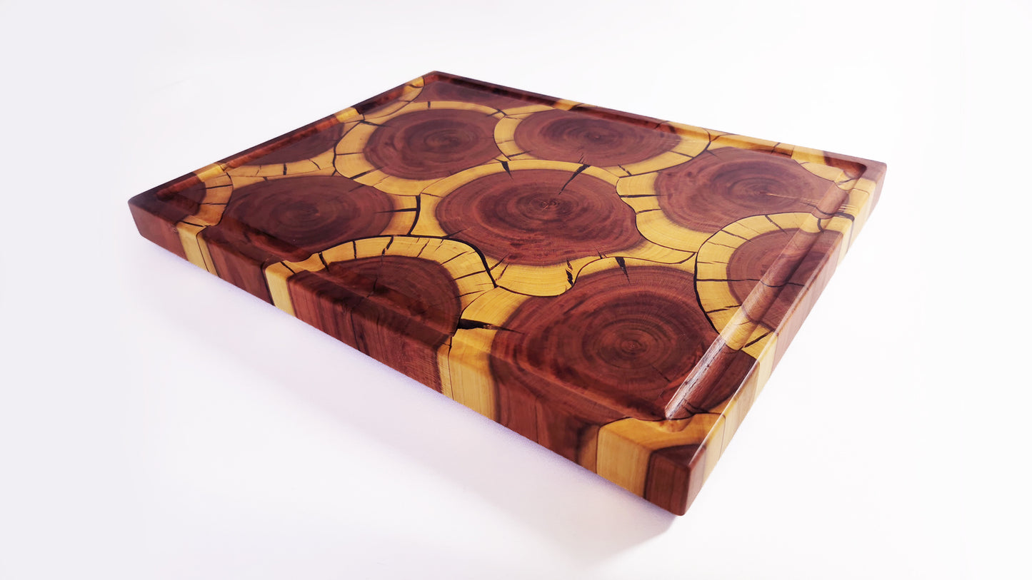 Plum tree cutting board