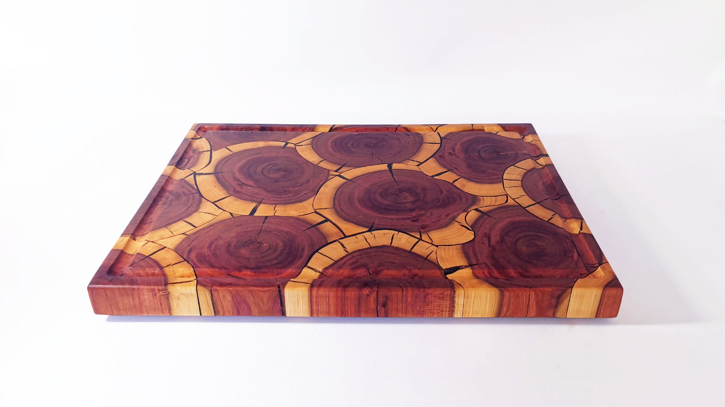 Plum tree cutting board