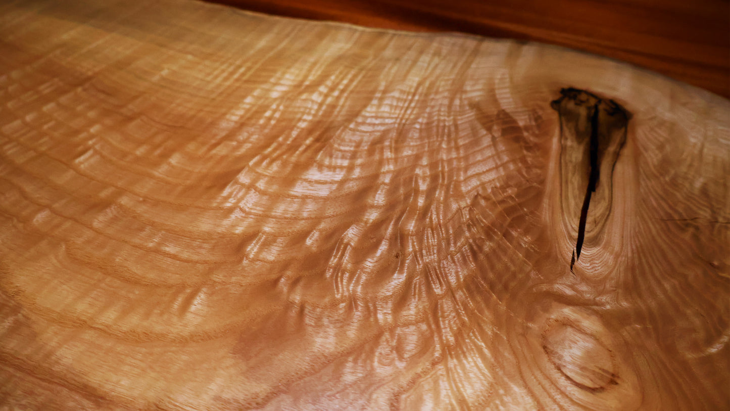 Ash and mahogany desk