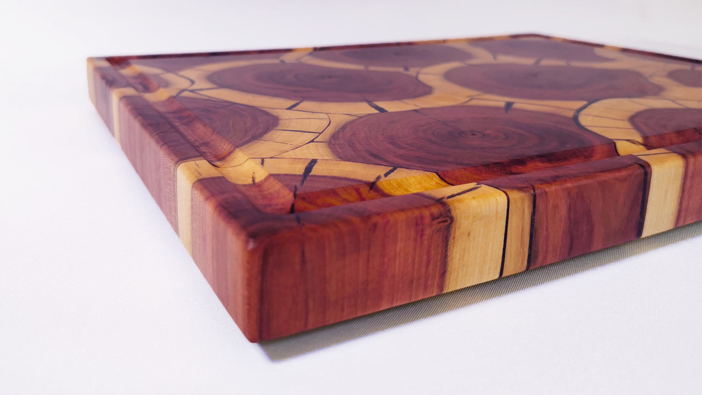 Plum tree cutting board