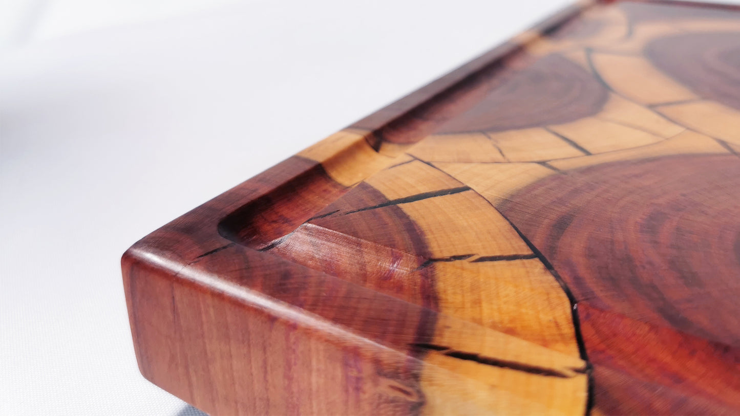 Plum tree cutting board